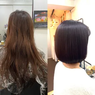 ショート カラー SUN GLOW サングロウ所属・水素トリートメント/ 髪質改善/ナカノメのヘアスタイル