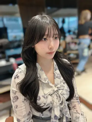 ロング 🎀大竹美侑/顔まわ りカット/レイヤーのヘアスタイル