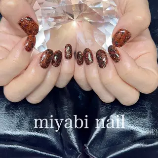 ネイル miyabi nail 桂川駅近くのネイルデザイン