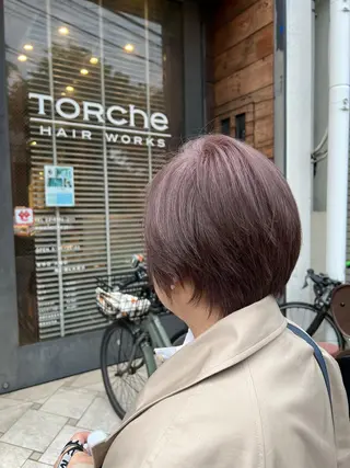 カラー TORChe Hair Works所属・ハラユウタ 千歳船橋駅のヘアスタイル