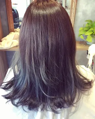 セミロング カラー 浦山 和之のヘアスタイル