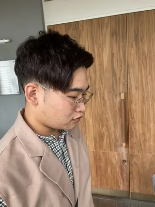 ショート メンズ fulam所属・佐藤悠生/郡山 メンズパーマ.カットのヘアスタイル