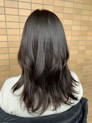 セミロング ヒヨシ ルナのヘアスタイル