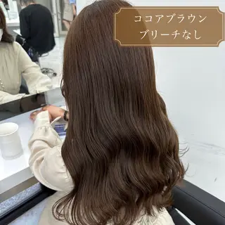 セミロング カラー ヘアアレンジ 【公式】横浜 THREE🤎🕯️のヘアスタイル