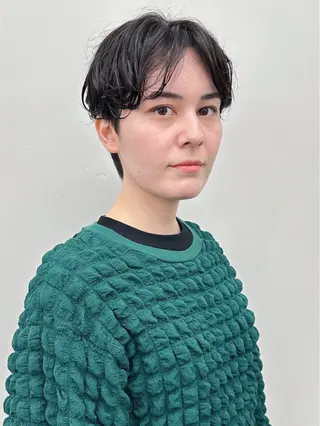 ショート 小顔ボブ/お悩み解決 /ボブパーマ/とういのヘアスタイル