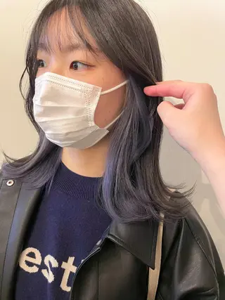 セミロング 🤍韓国ヘア🇰🇷 タバタサオリ🤍のヘアスタイル
