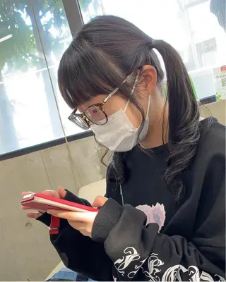 ロング ヘアアレンジ 那須 颯太のヘアスタイル