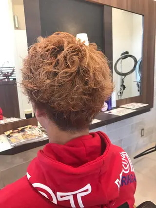 ショート パーマ メンズ 柿沼  洸太のヘアスタイル