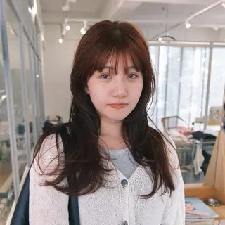 ロング カラー 東山 涼嘉のヘアスタイル