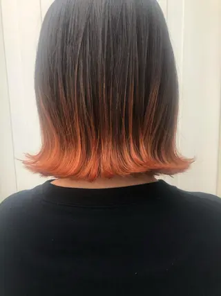 ショート カラー 前髪顔周り✂️店長 ❤️アマミヤ❤️のヘアスタイル