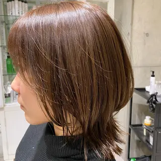 ミディアム 大久保 優香のヘアスタイル