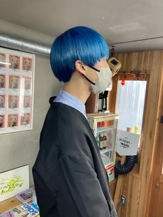 ショート カラー ヘアアレンジ BRUNTJET所属・MAEDA MADOKAのヘアスタイル