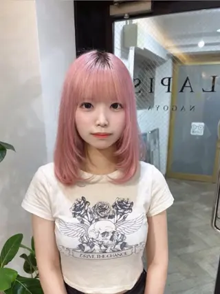 ミディアム ✨ハイトーン/シール エクステ✨♠優羽のヘアスタイル