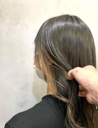 セミロング カラー 💡似合わせのプロ 💡takutoのヘアスタイル