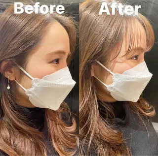 セミロング One By The Ect所属・ショート/脱白髪染め ☆宇﨑悠実のヘアスタイル