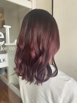 セミロング カラー Chihiro .のヘアスタイル