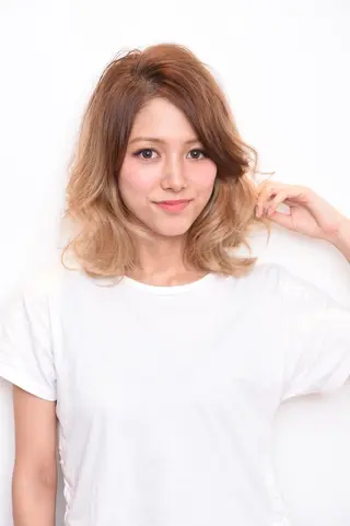 ミディアム カラー 高橋 昭雄のヘアスタイル
