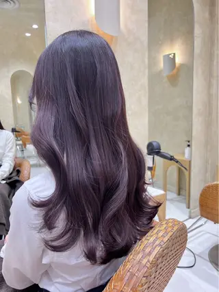 ロング カラー 竹内 亜由夢のヘアスタイル