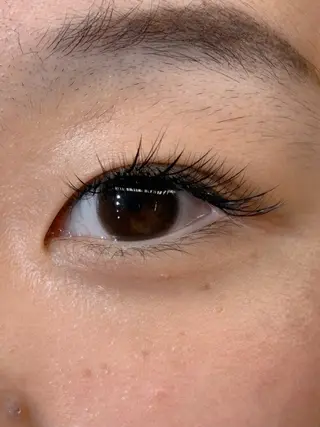 ミディアム ユミナガ ジンのマツエク・マツパデザイン