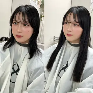 ロング カラー MOE🐈‍⬛🎀 エクステ/ワンホンのヘアスタイル