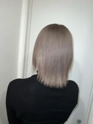 ミディアム カラー ヘアアレンジ 🔥ハイトーンカラー ギャルNAOKI🔥のヘアスタイル