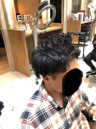 メンズ 飯盛 数馬のヘアスタイル