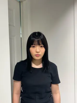 カラー 酸性ストレート /ハイトーン/つばさのヘアスタイル