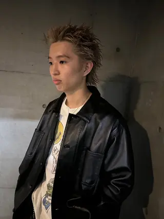 ショート カラー メンズ 渋谷メンズショート 特化🥋　渡邊健流のヘアスタイル