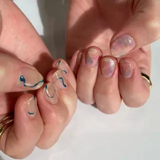 ネイル 草加ニュアンスネイル 🌚hersのネイルデザイン