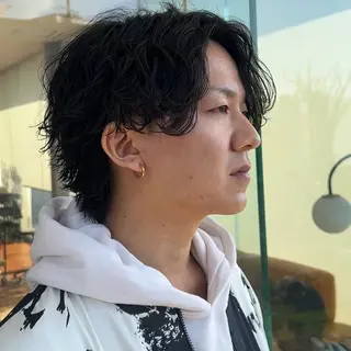 ミディアム Gain KAKKY 名古屋/池下駅3分のヘアスタイル