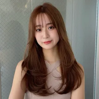 ロング カラー ボブ・レイヤーカット 吉敷航一のヘアスタイル