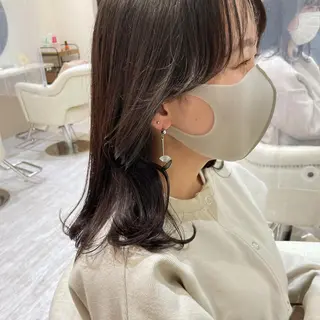 ミディアム Chiho / 梅田 / ボブ/ パーマのヘアスタイル