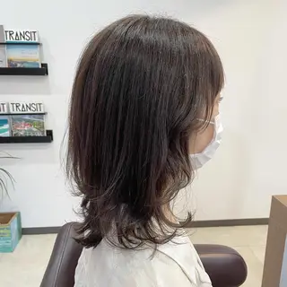 ミディアム SOL .✂︎ 松永李帆のヘアスタイル