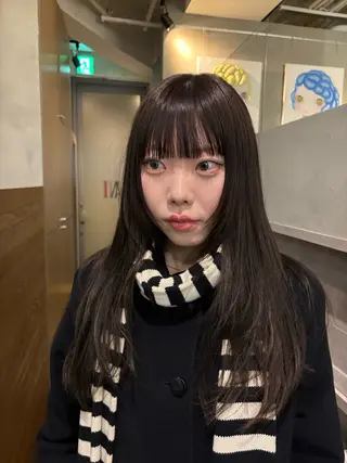 ロング カラー ヘアアレンジ hanaka aのヘアスタイル