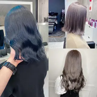 ミディアム カラー メンズ特化/パーマ/ 骨格矯正カット/真人のヘアスタイル