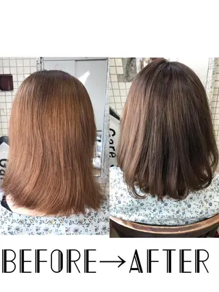 カラー 縮毛矯正＆髪質改善特化型サロン所属・髪質改善＆縮毛矯正 三上大地のヘアスタイル