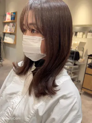 ミディアム 佐藤 蓮のヘアスタイル