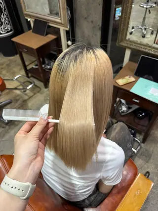 セミロング 艶カラー/髪質改善 🩶Yukiのヘアスタイル