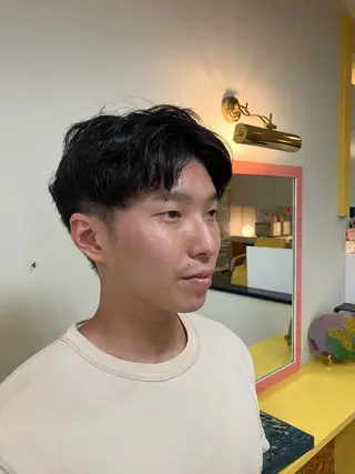 ショート パーマ メンズ 横田  尚登のヘアスタイル