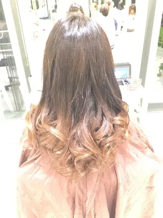 ミディアム セミロング ロング カラー emerge川崎店所属・髪質改善/縮毛矯正 YUUKIのヘアスタイル