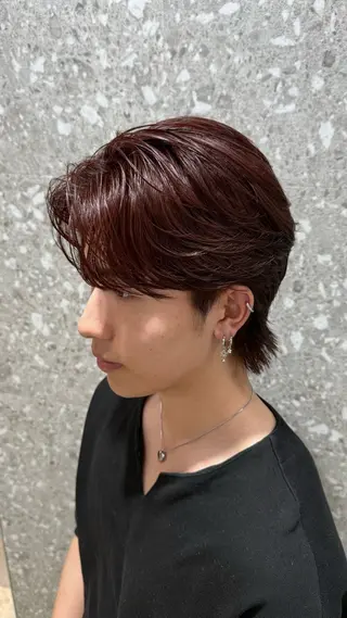 ショート フェザーショート/ メンズカラー/龍稀のヘアスタイル