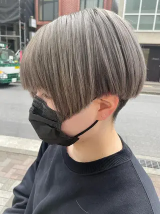 ショート カラー 韓国ヘア🦋 MIYUのヘアスタイル