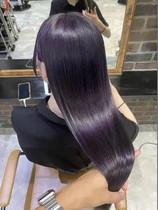 ロング カラー 髪質改善/ハイトーン MOLAのヘアスタイル