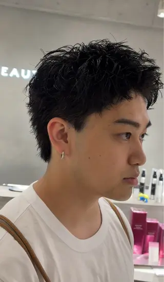 パーマ メンズ メンズカット松戸/韓 国/メンズパーマ航太のヘアスタイル