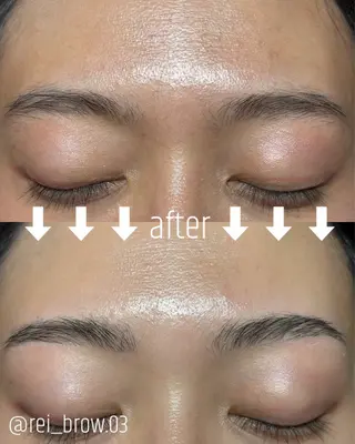 メンズ アイブロウ Reika メンズ眉×HBLの眉毛・アイブロウイメージ