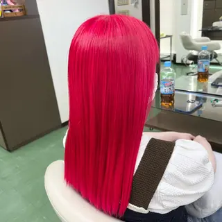 セミロング カラー 甲田 豪徳のヘアスタイル