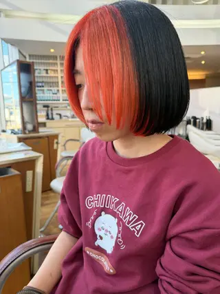 ショート カラー 小平 琳のヘアスタイル