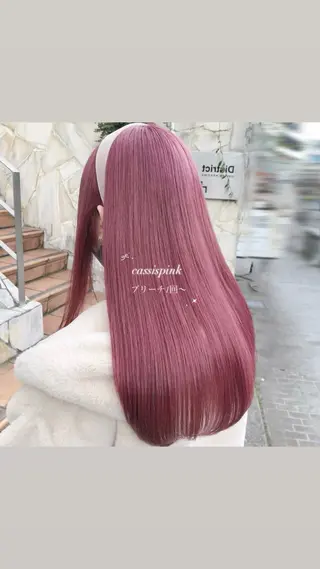 カラー 🎀ぷる艶ガーリー♡ サアヤ🐇♡のヘアスタイル