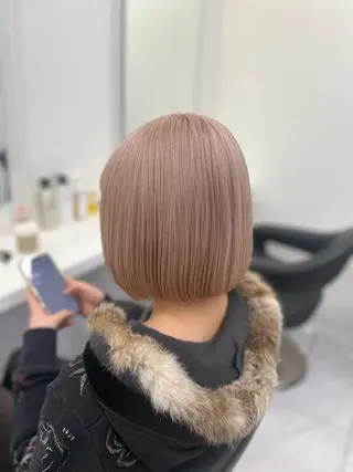 ショート カラー 韓国レイヤーカット /REIのヘアスタイル