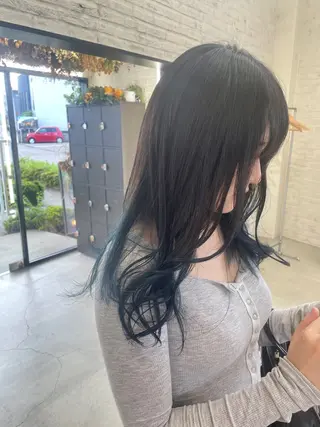 セミロング UNITED  BEAUTY KANAZAWA所属・テラダ ユウシン西金沢のヘアスタイル